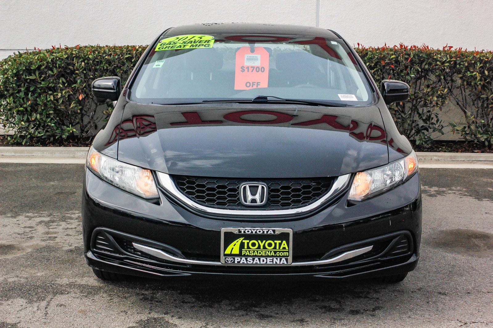 Used 2015 Honda Civic SE with VIN 19XFB2F78FE229904 for sale in Pasadena, CA
