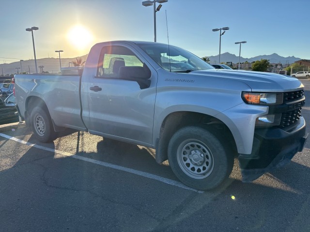 Used 2019 Silver Ice Metallic Chevrolet Work Truck image 9