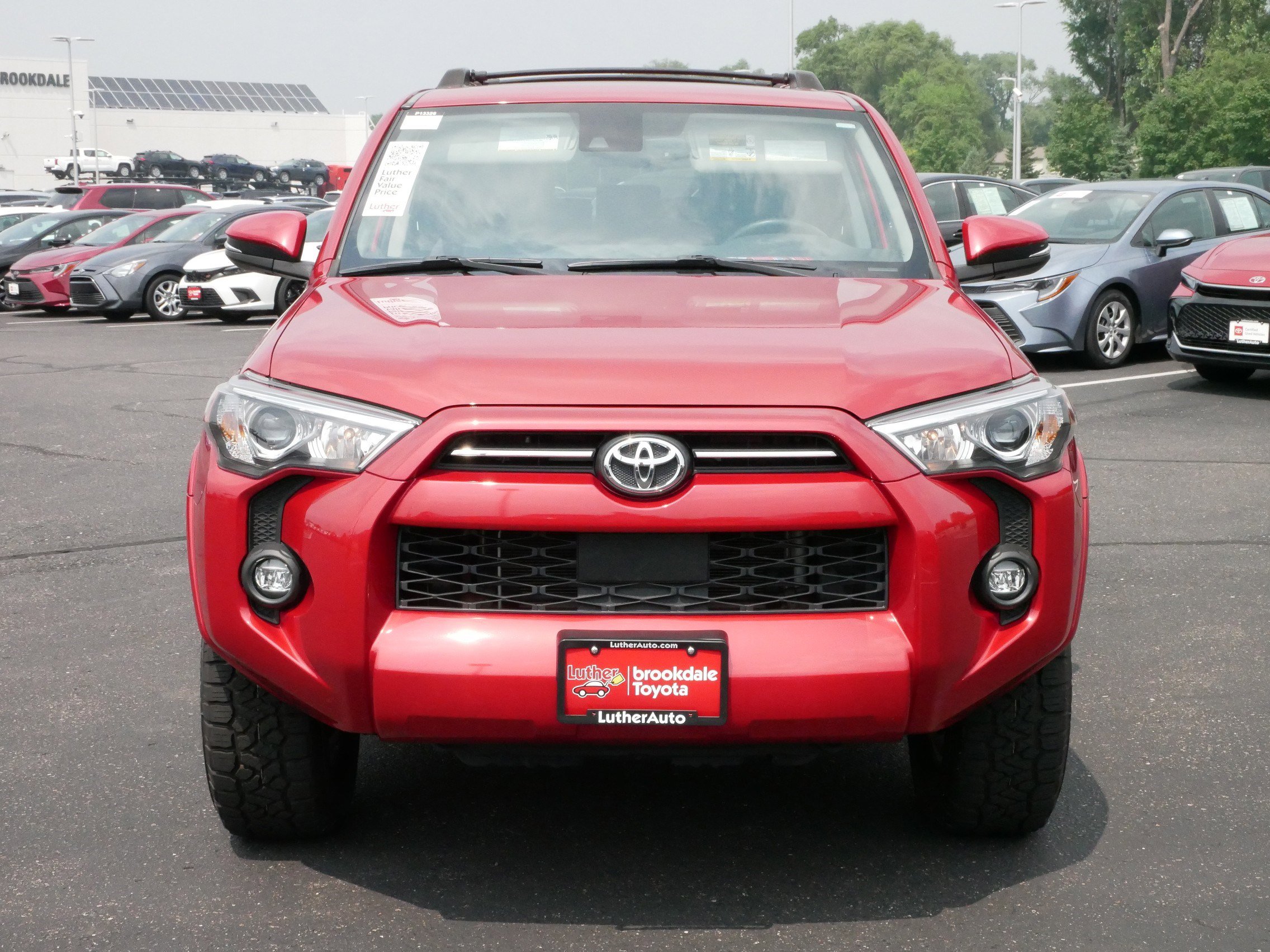 Certified 2021 Toyota 4Runner SR5 Premium with VIN JTENU5JR9M5918189 for sale in Brooklyn Center, Minnesota