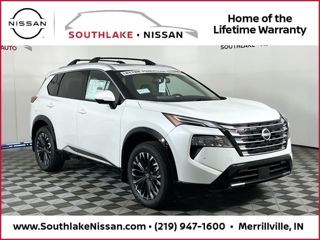 New 2026 Nissan Rogue Platinum Crossover Everest White Pearl