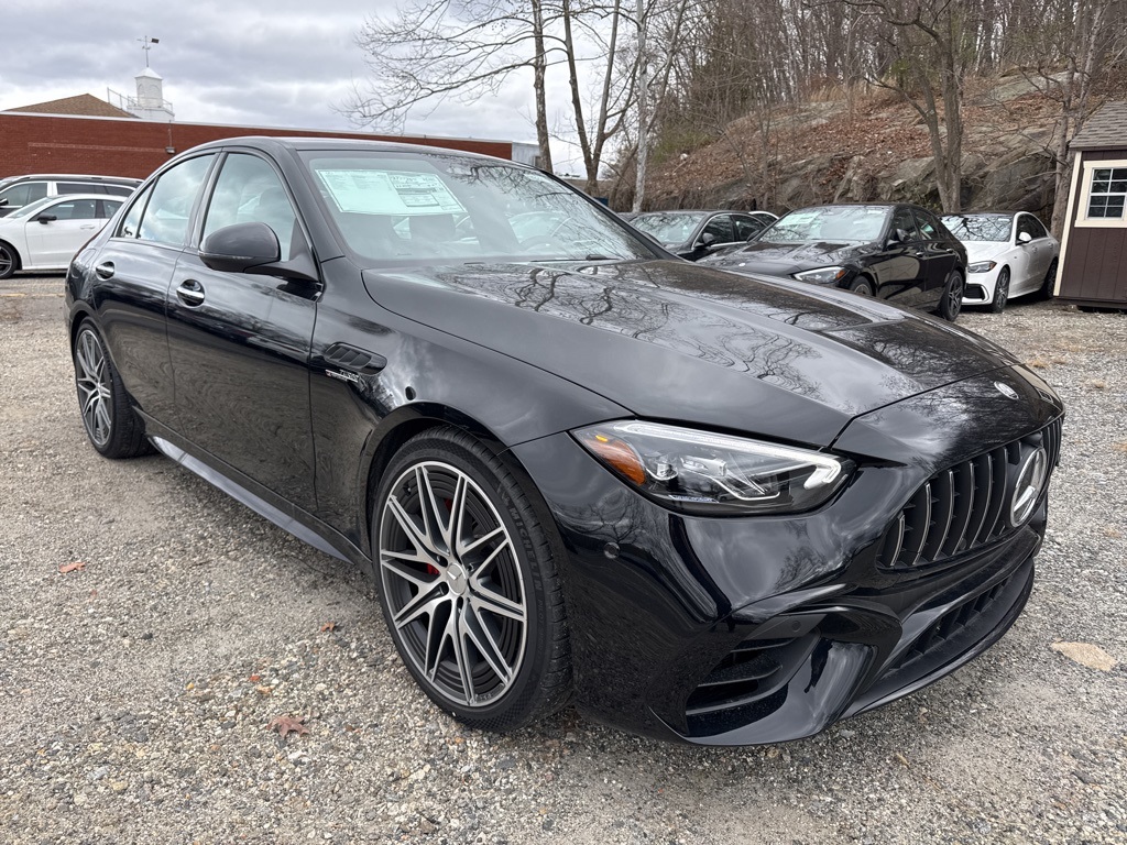 New 2025 Black Mercedes-Benz AMG® C 63 S E Performance Sedan image 1