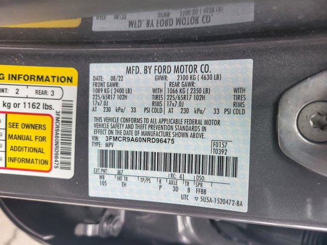 2022 FORD BRONCO SPORT - Image 59