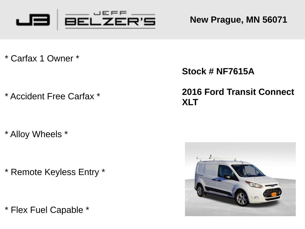 Used 2016 Ford Transit Connect XLT with VIN NM0LS7F79G1236135 for sale in New Prague, MN