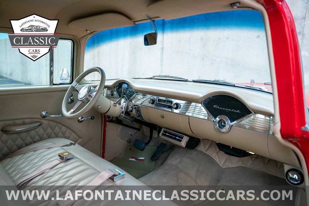 PreOwned 1956 Chevrolet Bel Air 2dr Hardtop in Milford 2CM197P LaFontaine Classic Cars