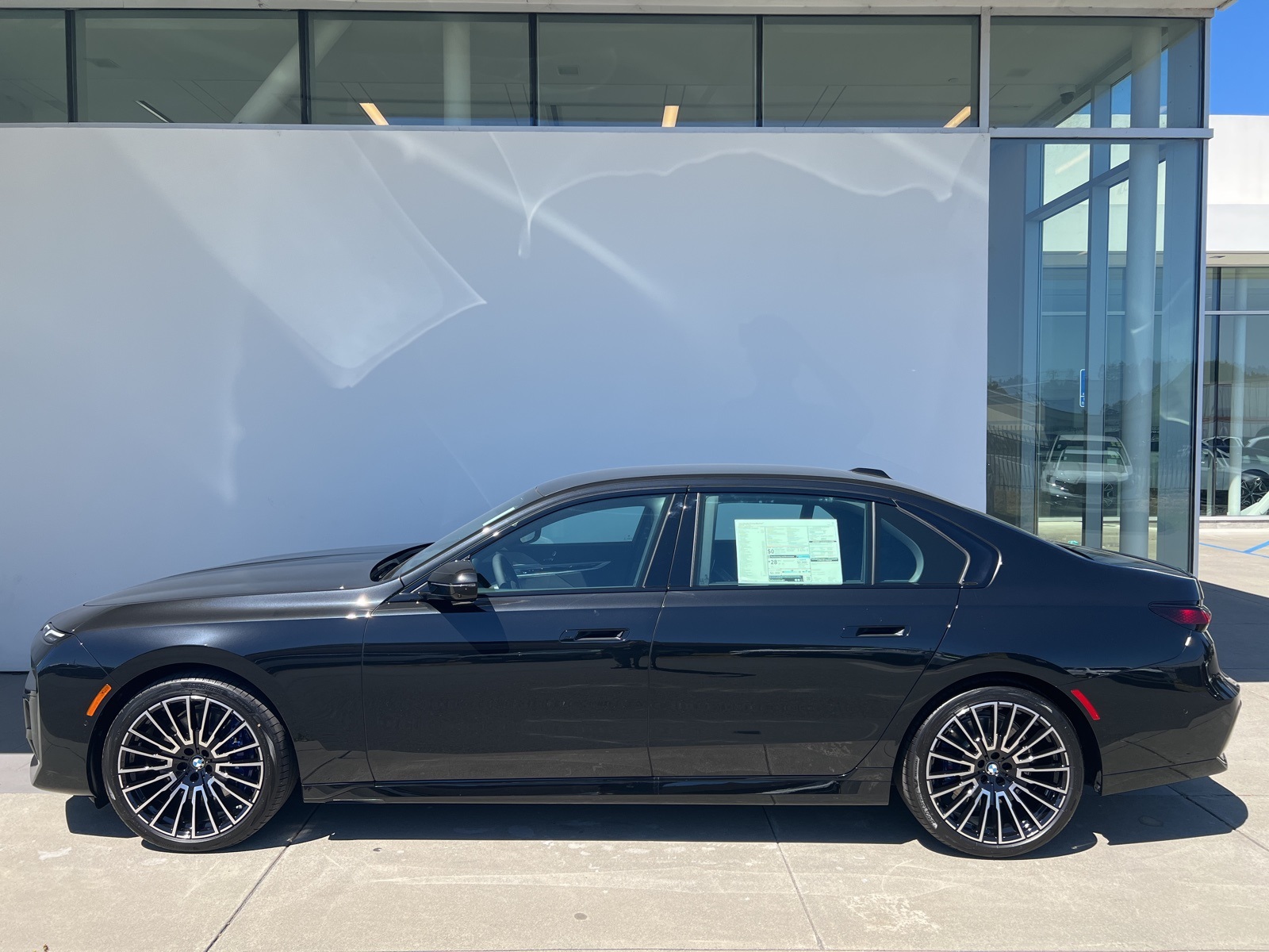 New 2025 Black Sapphire Metallic BMW 740i image 3