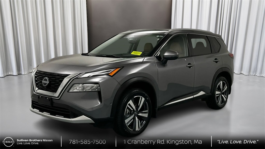 Certified Used 2023 Gray Nissan Platinum image 1