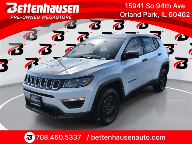 Certified Used 2021 White Jeep Sport image 1