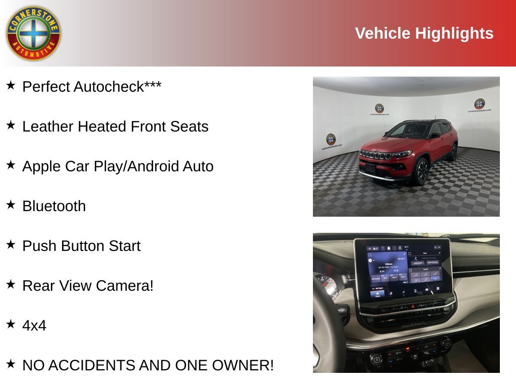 Used 2024 Jeep Compass Limited with VIN 3C4NJDCN1RT609390 for sale in Elk River, Minnesota