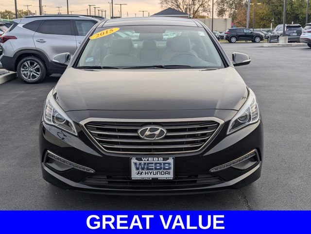 Used 2015 Hyundai Sonata Limited with VIN 5NPE34AF5FH224867 for sale in Highland, IN