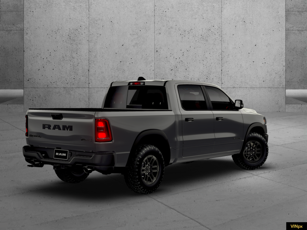 New 2026 Granite Crystal Metallic Clear-Coat Exterior Paint RAM Rebel image 6