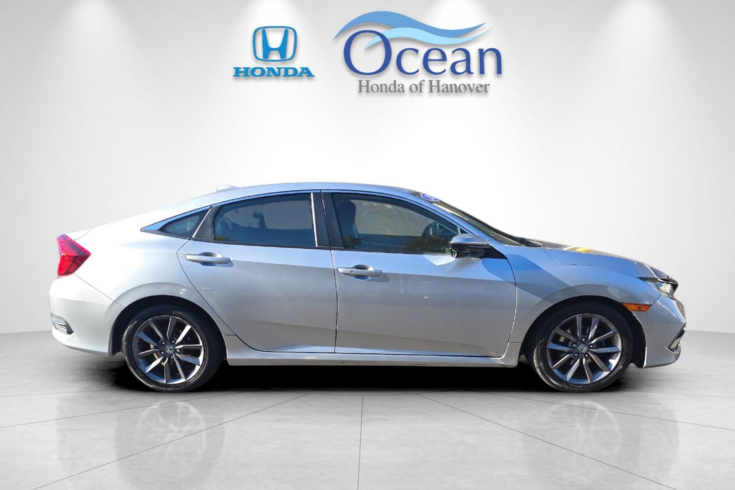 Used 2020 Honda Civic EX with VIN 19XFC1F3XLE220816 for sale in Hanover, MA