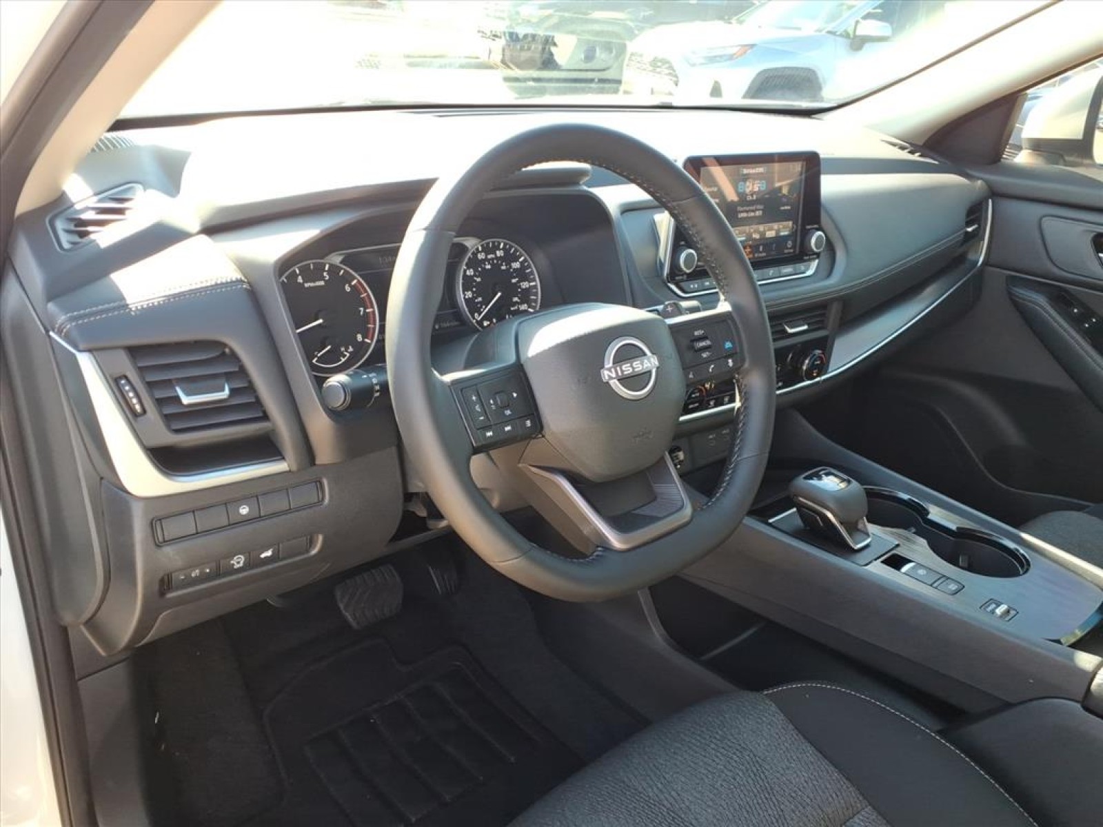 2025 Nissan Rogue SV White at Robbins Nissan