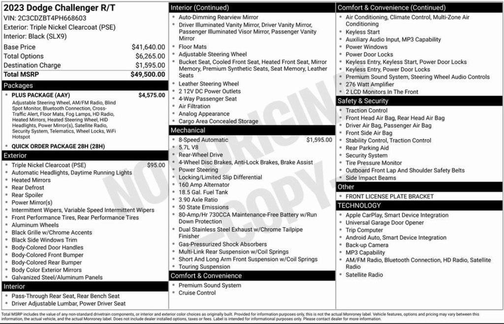 2023 DODGE CHALLENGER - Image 4