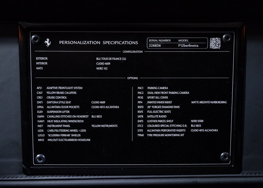 Certified Used 2017 Blu Tour De France Metallic Ferrari Berlinetta image 25