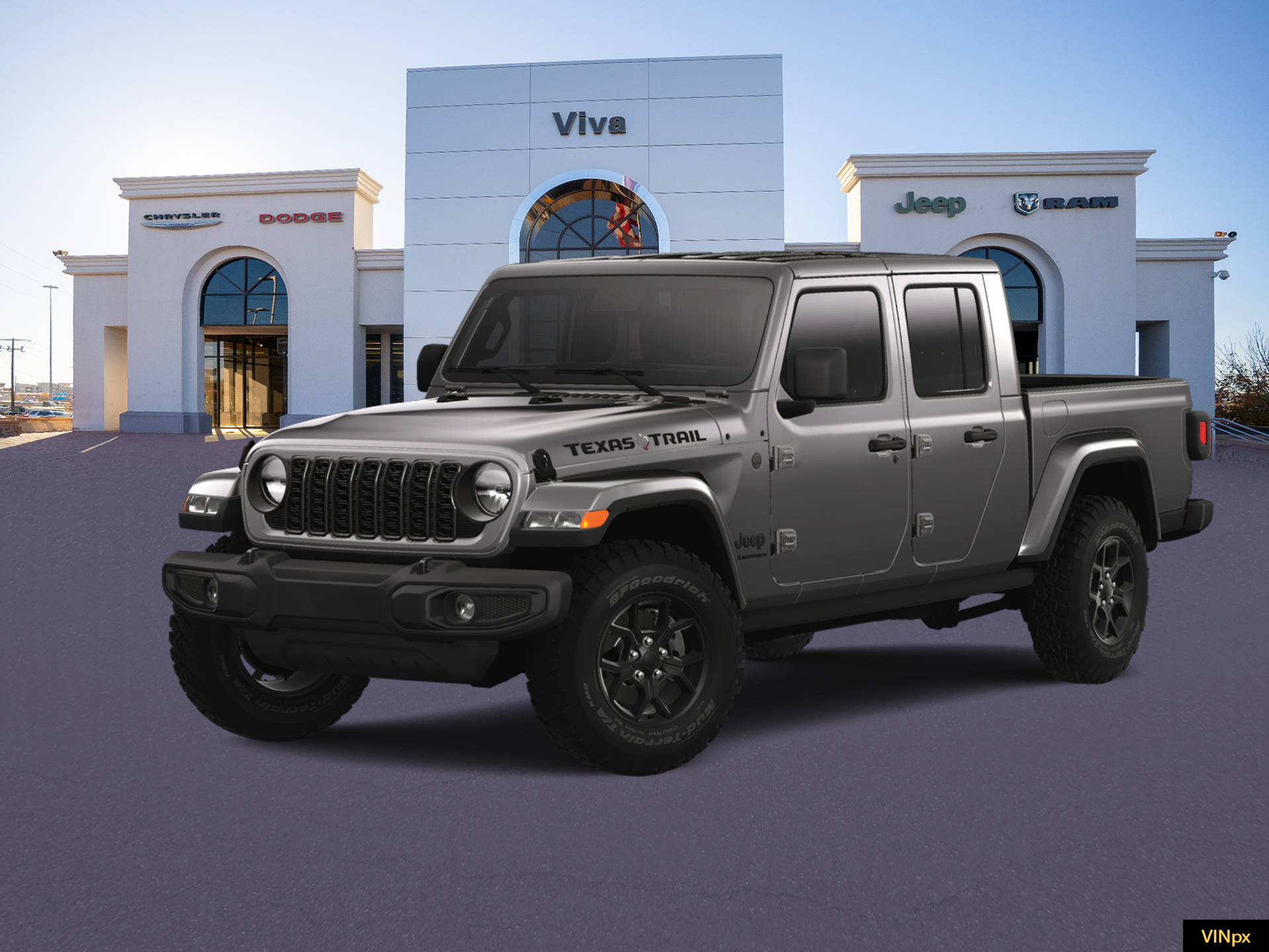 New 2025 Granite Crystal Metallic Clear-Coat Exterior Paint Jeep Texas Trail image 1