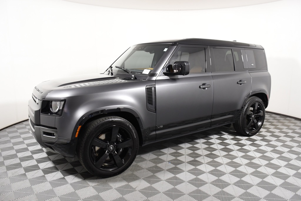 Used 2024 Land Rover Defender Carpathian Edition with VIN SALEWEEE5R2274441 for sale in Richfield, Minnesota