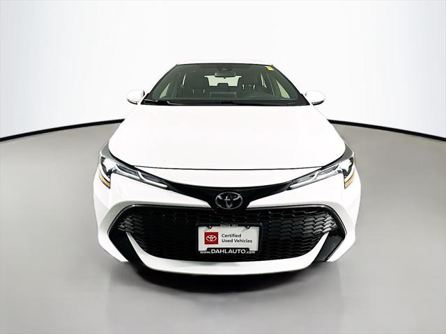 Certified 2022 Toyota Corolla Hatchback SE with VIN JTND4MBE3N3185426 for sale in Winona, Minnesota
