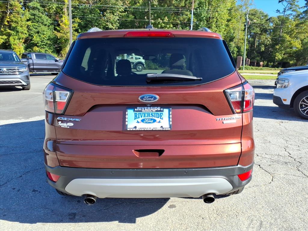 Used 2018 Ford Escape Titanium with VIN 1FMCU0J95JUA44497 for sale in Havelock, NC