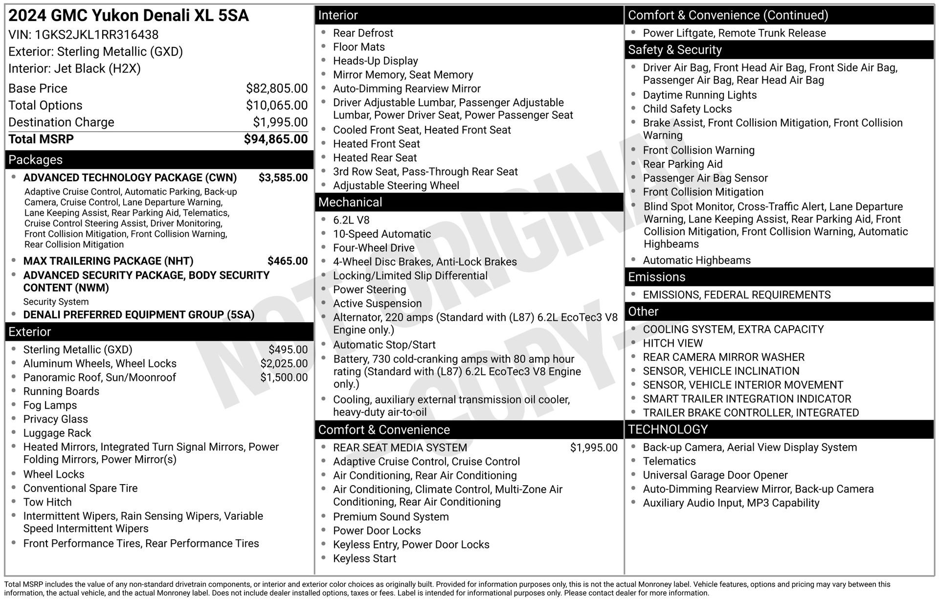 2024 GMC Yukon XL Denali's photo
