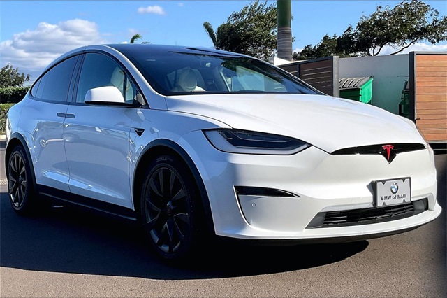 Used 2022 Tesla Model X Long Range with VIN 7SAXCDE50NF339855 for sale in Kahului, HI