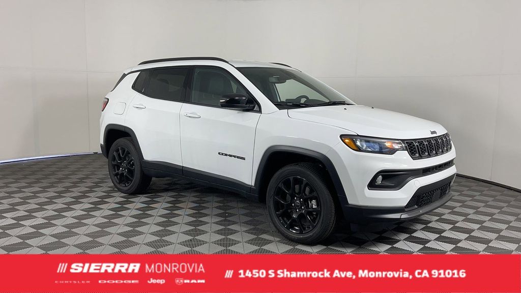 New 2025 Bright White Clear-Coat Exterior Paint Jeep Latitude image 1