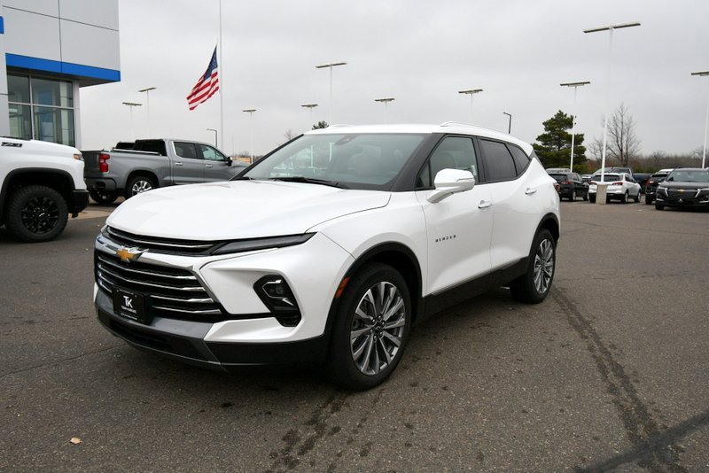 Used 2023 Chevrolet Blazer Premier with VIN 3GNKBLRSXPS102425 for sale in North Branch, Minnesota