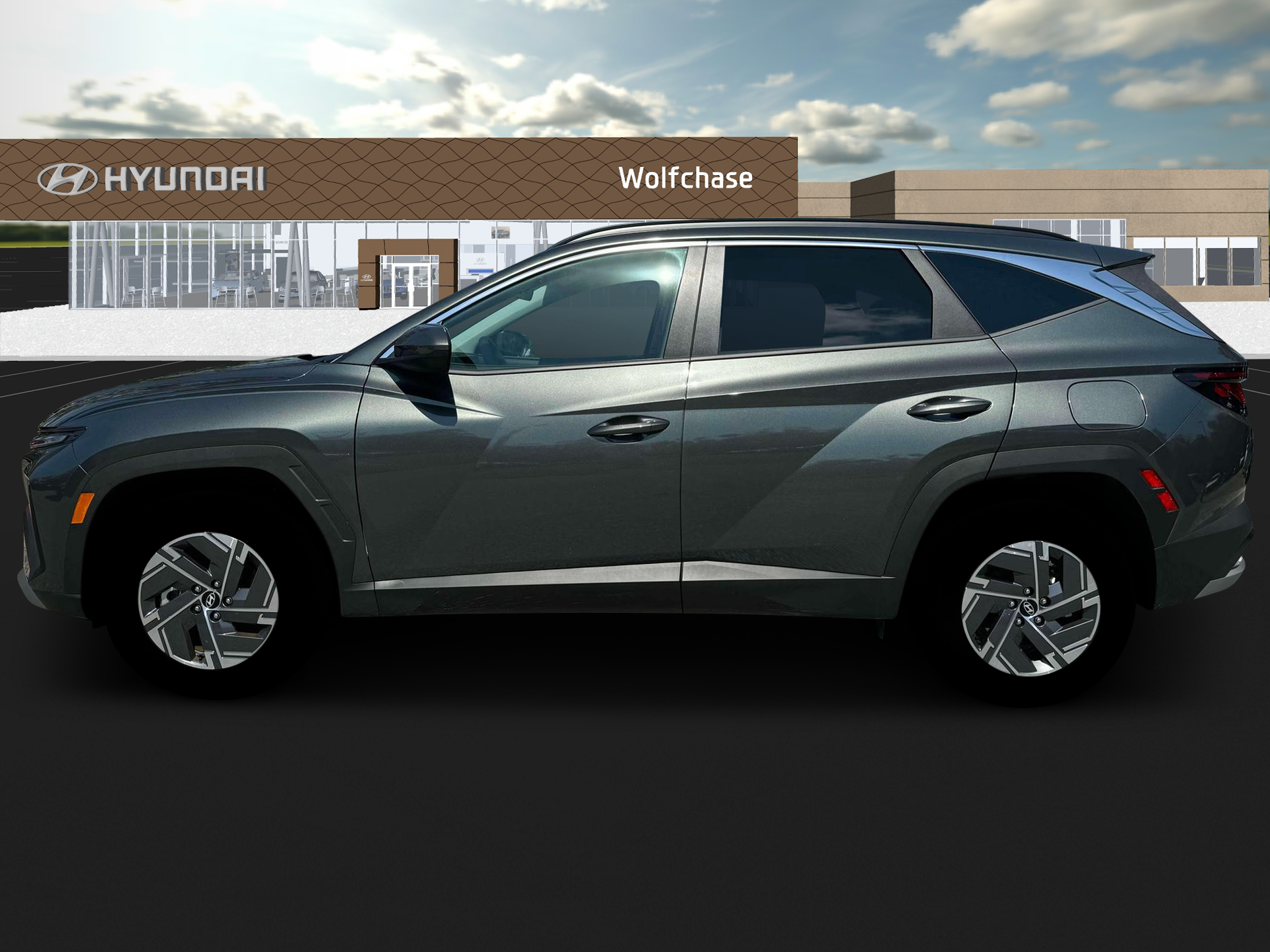 New 2025 Gray Hyundai Blue image 3