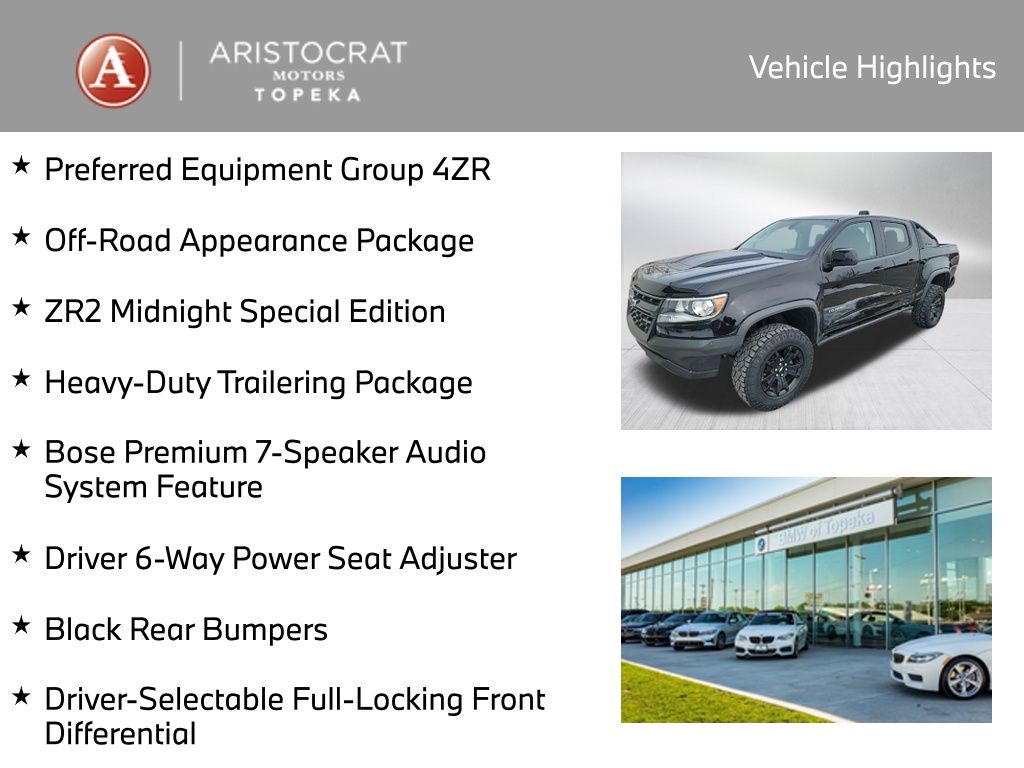 Used 2019 Chevrolet Colorado ZR2 with VIN 1GCGTEEN3K1237232 for sale in Kansas City