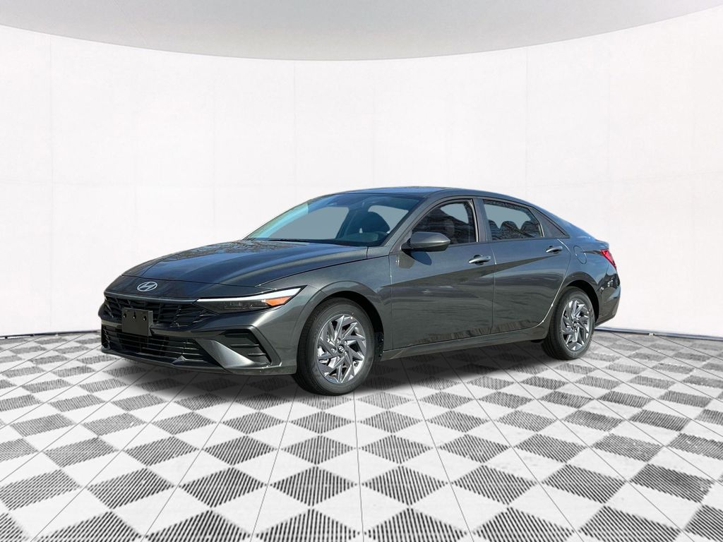 2025 Hyundai Elantra Hybrid Blue photo 2