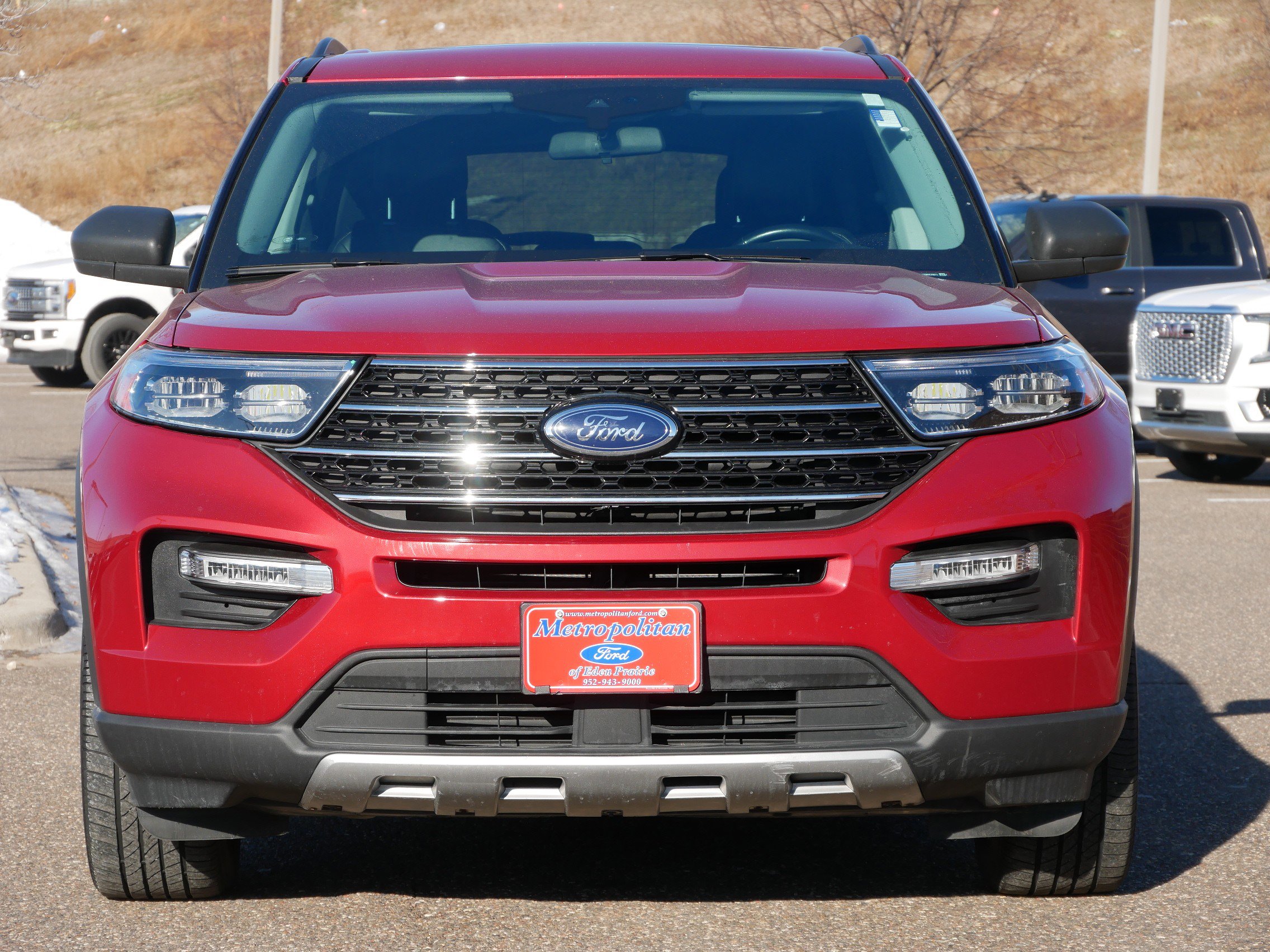 Used 2021 Ford Explorer XLT with VIN 1FMSK8DHXMGC29070 for sale in Eden Prairie, Minnesota