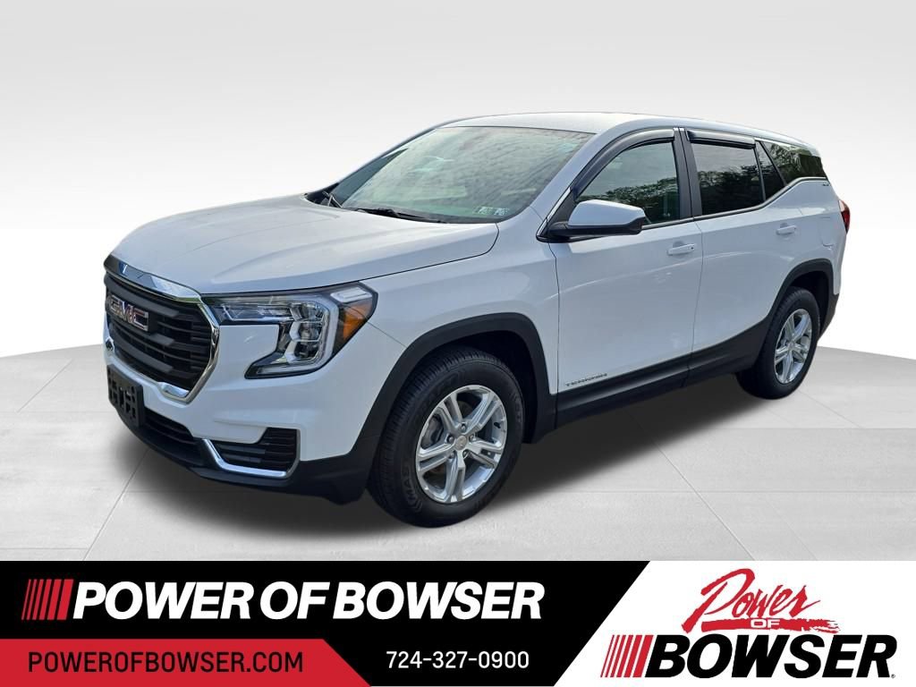 Certified Used 2022 Summit White GMC SLE image 1