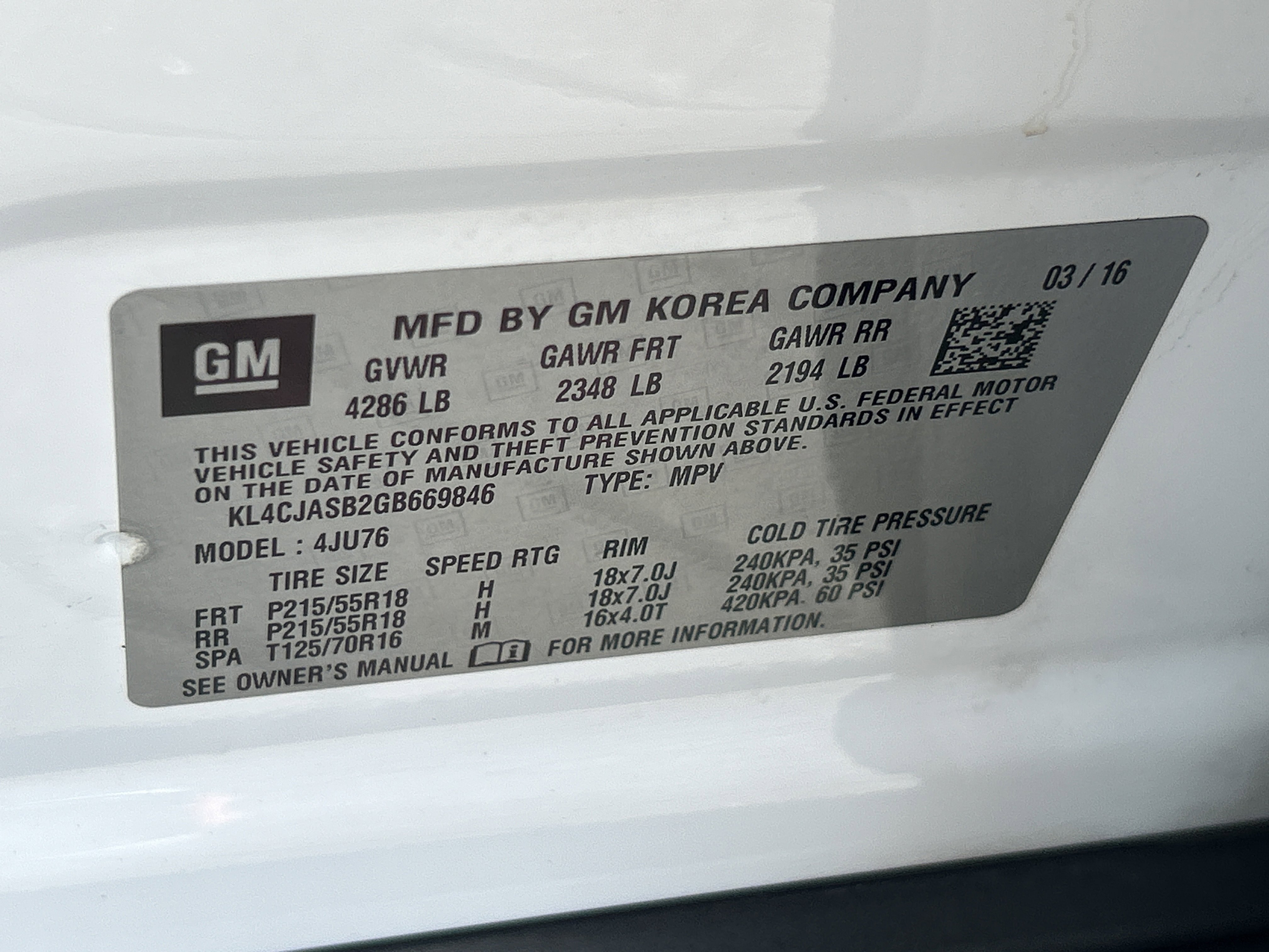 2016 Buick Encore Base photo 8