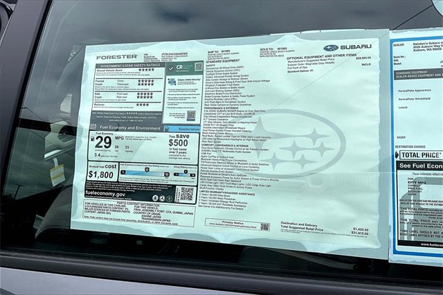 2025 Subaru Forester Base photo 26