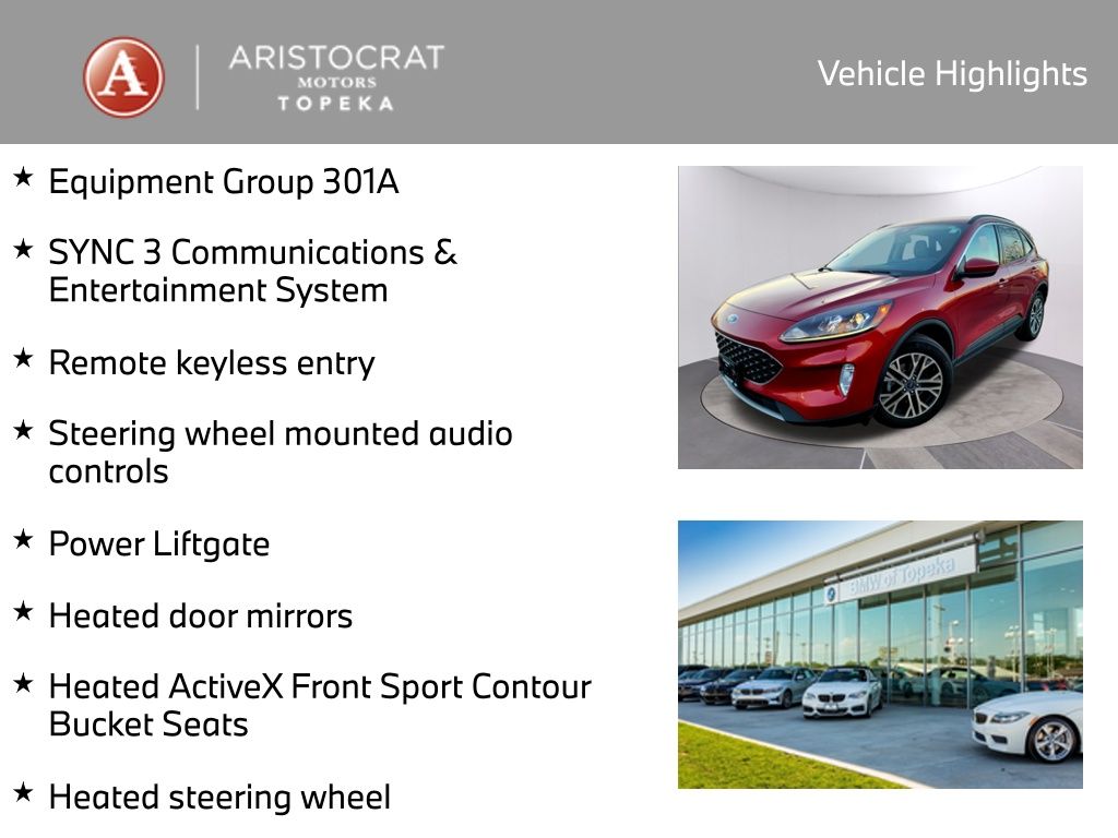 Used 2021 Ford Escape SEL with VIN 1FMCU9H65MUA49459 for sale in Kansas City