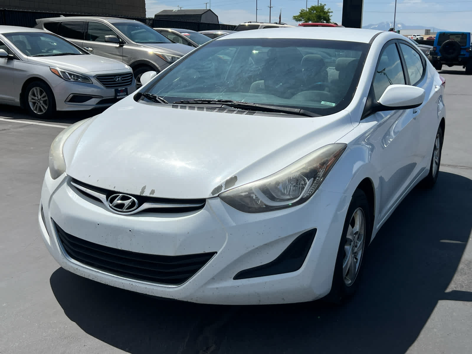 Used 2014 Hyundai Elantra SE with VIN 5NPDH4AEXEH517876 for sale in Lindon, UT