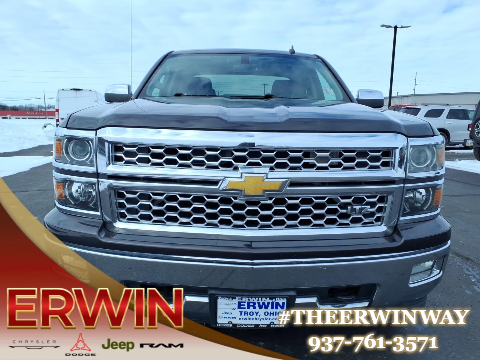 Used 2014 Chevrolet Silverado 1500 LTZ with VIN 1GCVKSEC4EZ209260 for sale in Troy, OH