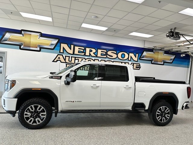 Used 2023 GMC Sierra 3500HD AT4 with VIN 1GT49VEY2PF155076 for sale in Detroit Lakes, Minnesota