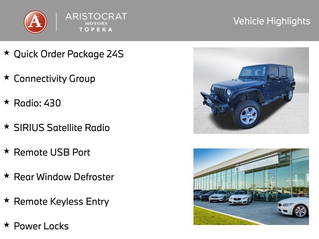 Used 2016 Jeep Wrangler Unlimited Sport with VIN 1C4BJWDG2GL342073 for sale in Kansas City