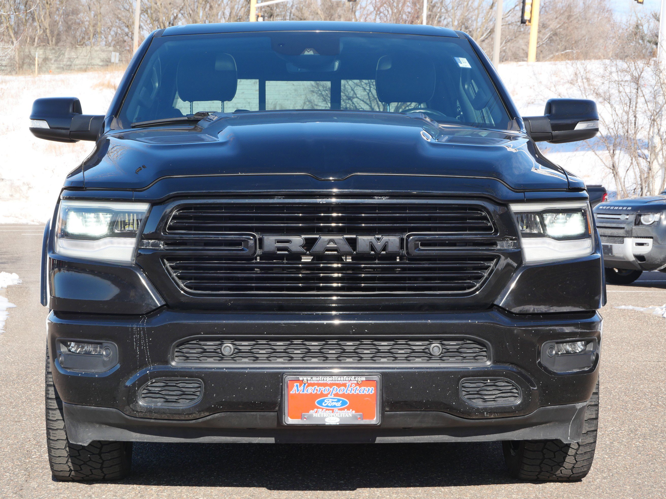 Used 2021 RAM Ram 1500 Pickup Laramie with VIN 1C6SRFJT0MN533637 for sale in Eden Prairie, Minnesota