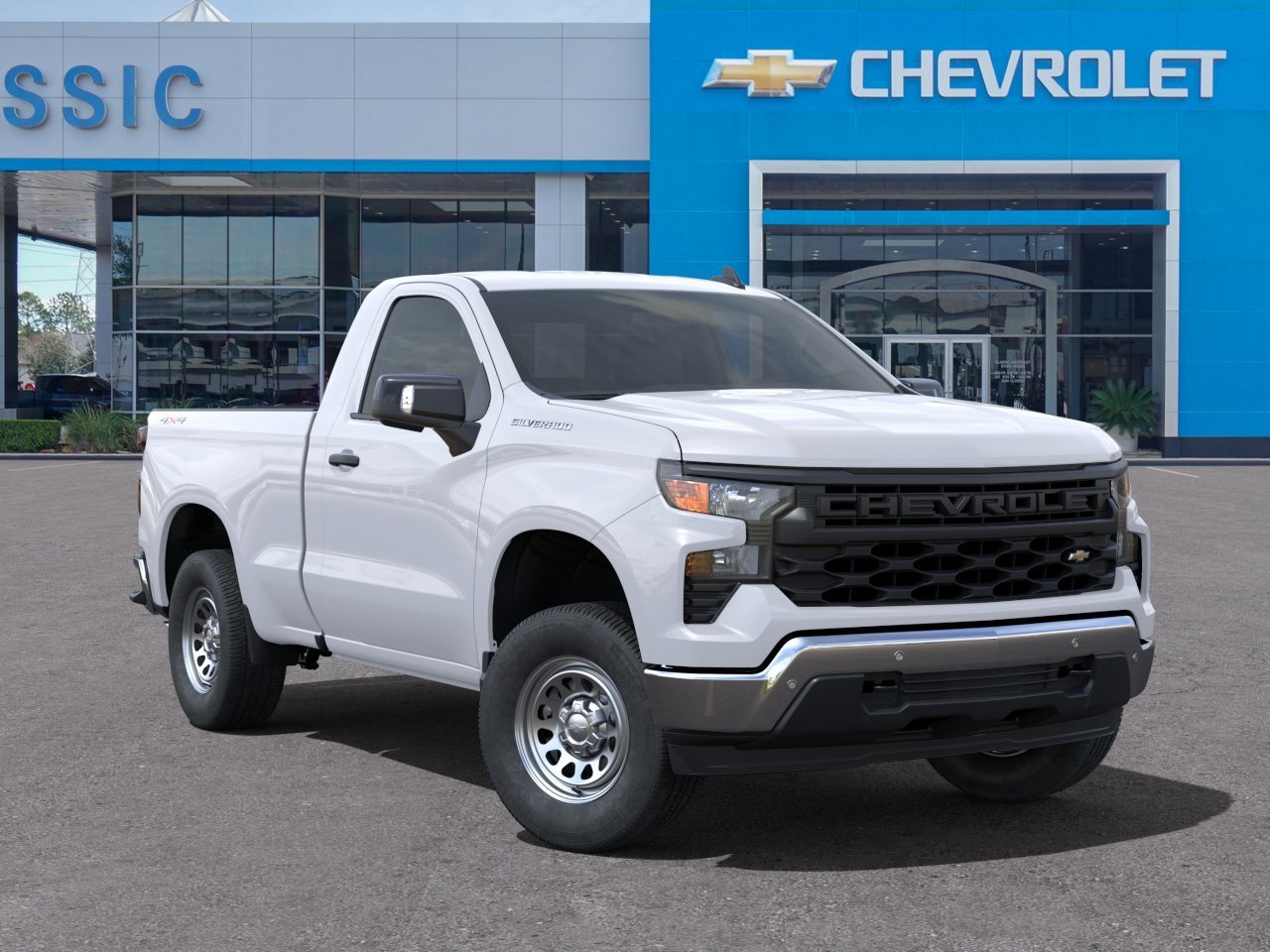 2024 Chevrolet Silverado 1500 WT White at Classic Elite Chevrolet Sugar Land