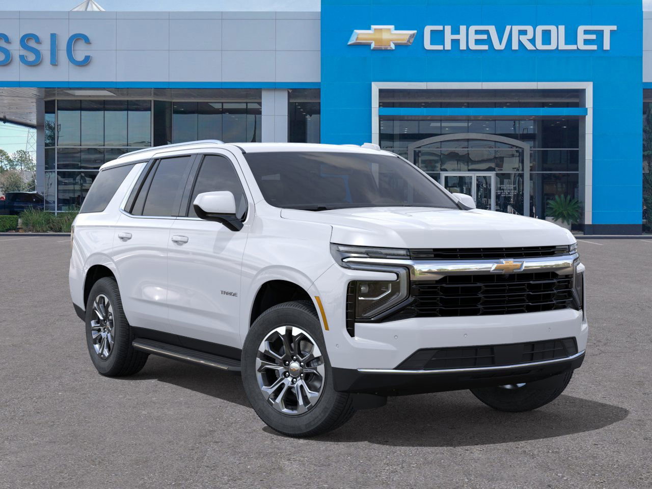 2025 Chevrolet Tahoe LS White at Classic Elite Chevrolet Sugar Land