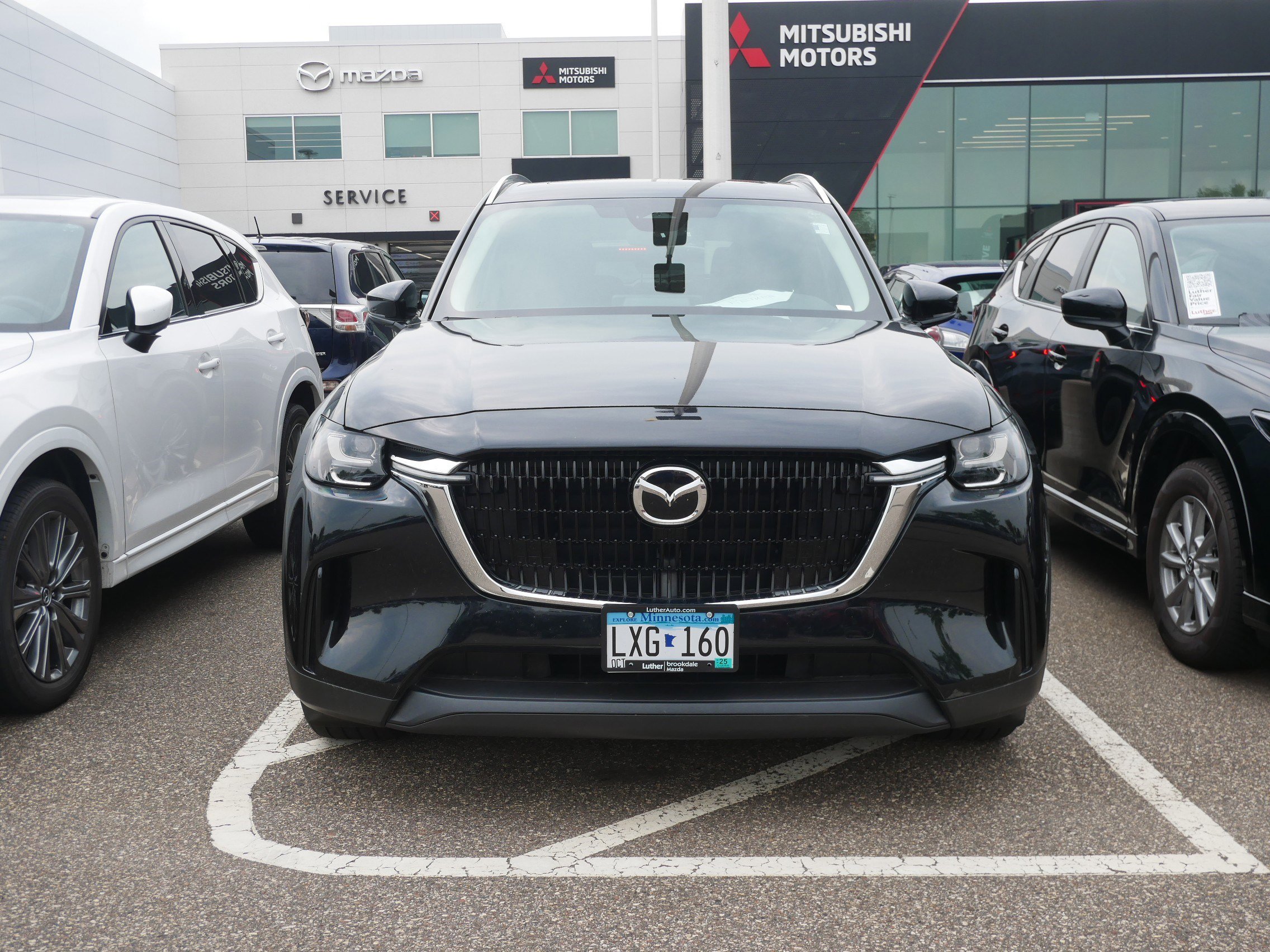 Certified 2024 Mazda CX-90 Preferred Package with VIN JM3KKBHA4R1158979 for sale in Brooklyn Center, Minnesota