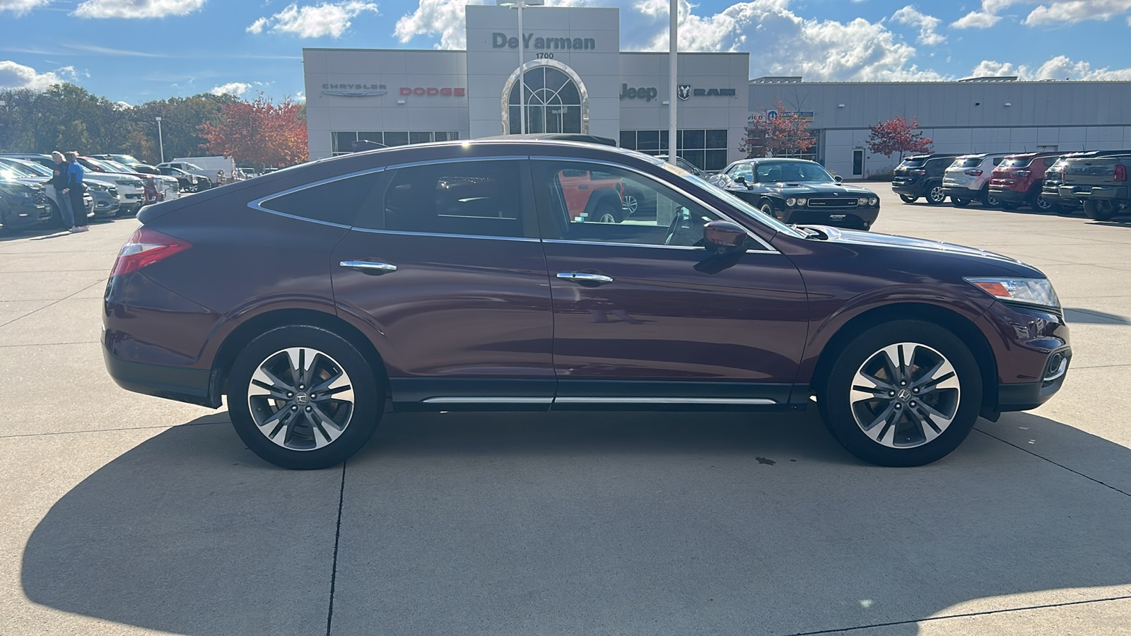 Used 2014 Honda Crosstour EX-L V-6 with VIN 5J6TF2H51EL001410 for sale in Knoxville, IA