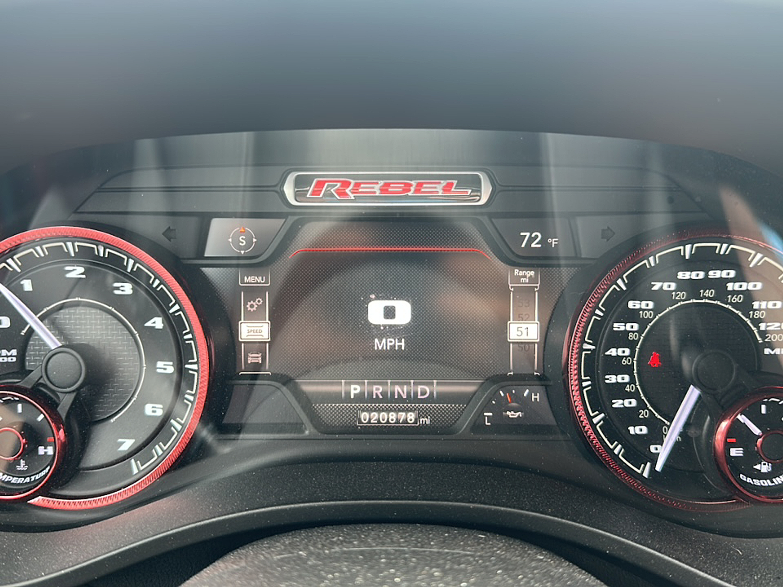 Used 2020 Granite Crystal Metallic Clearcoat Ram Rebel Crew Cab 4x4 5