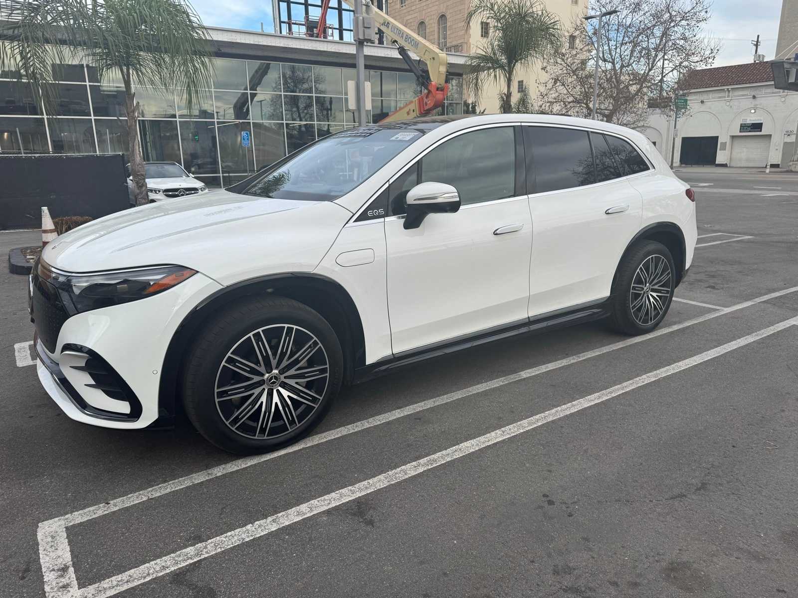 Certified 2023 Mercedes-Benz EQS SUV Base with VIN 4JGDM4EB5PA021868 for sale in Los Angeles, CA