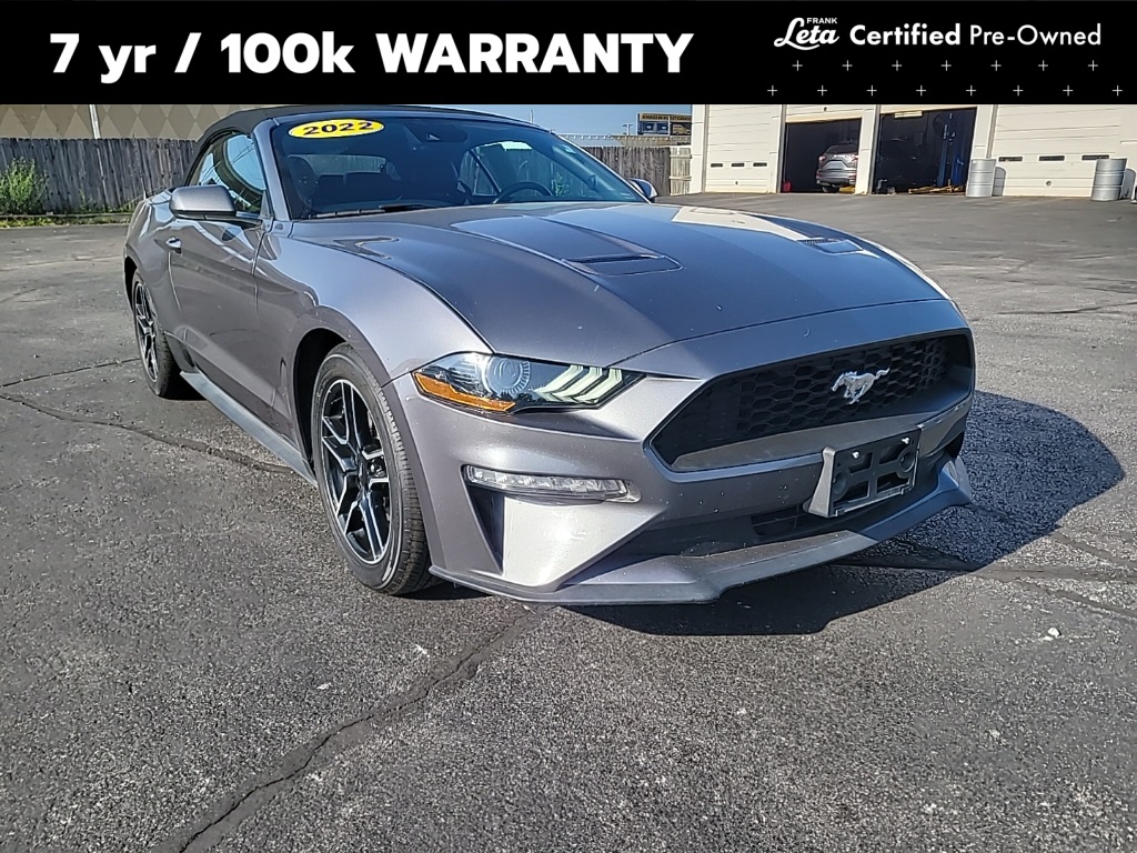 Used 2022 Gray Metallic Ford EcoBoost Premium image 1