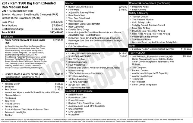 2017 RAM Ram 1500 Pickup Big Horn's photo