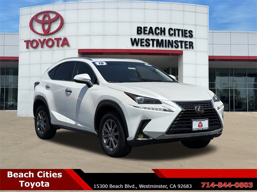 Used 2018 Lexus NX 300 with VIN JTJYARBZ3J2107157 for sale in Westminster, CA
