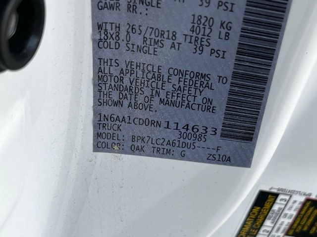 2024 Nissan Titan SV photo 30