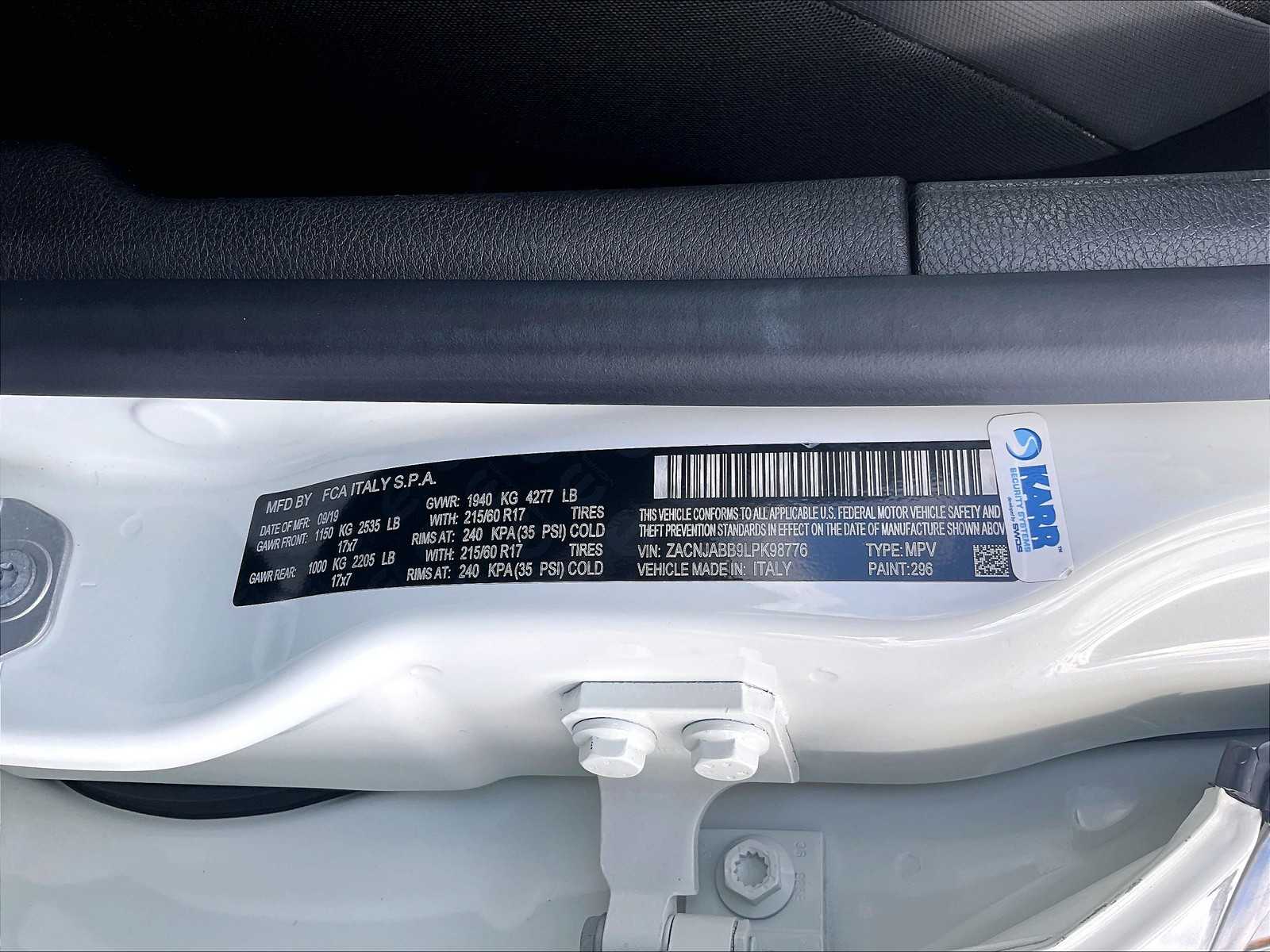 2020 Jeep Renegade Altitude photo 33
